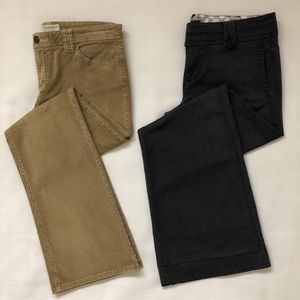 American Eagle Tan Corduroy and Gray Pants Sz 10
